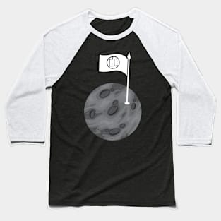 Mochimo flag on the Moon Baseball T-Shirt